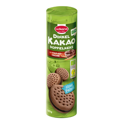 Biscuiti Bio din Spelta si Cacao cu Crema de Cacao Vegani Wikana 330 g