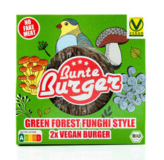 Burger Vegan Bio din Ciuperci Funghi Style Bunte Burger 2 buc 180 g