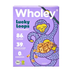 Cereale Bio din Grau Integral si Ovaz Ineluse Lucky Loops Wholey 275 g