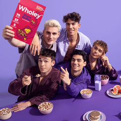 Cereale Bio din Grau Integral si Ovaz Melcisori cu Scortisoara Wholey 275 g