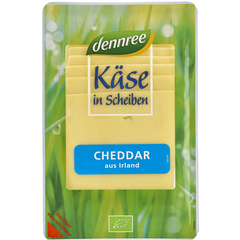 Cheddar Bio Irlandez Felii Fara Lactoza Dennree 125 g