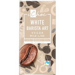 Ciocolata Bio Vegana White Barista Art IChoc 80 g