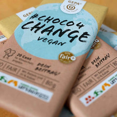 Ciocolata Vegana Bio cu Pudra de Curmale Choco4Change Gepa 80 g