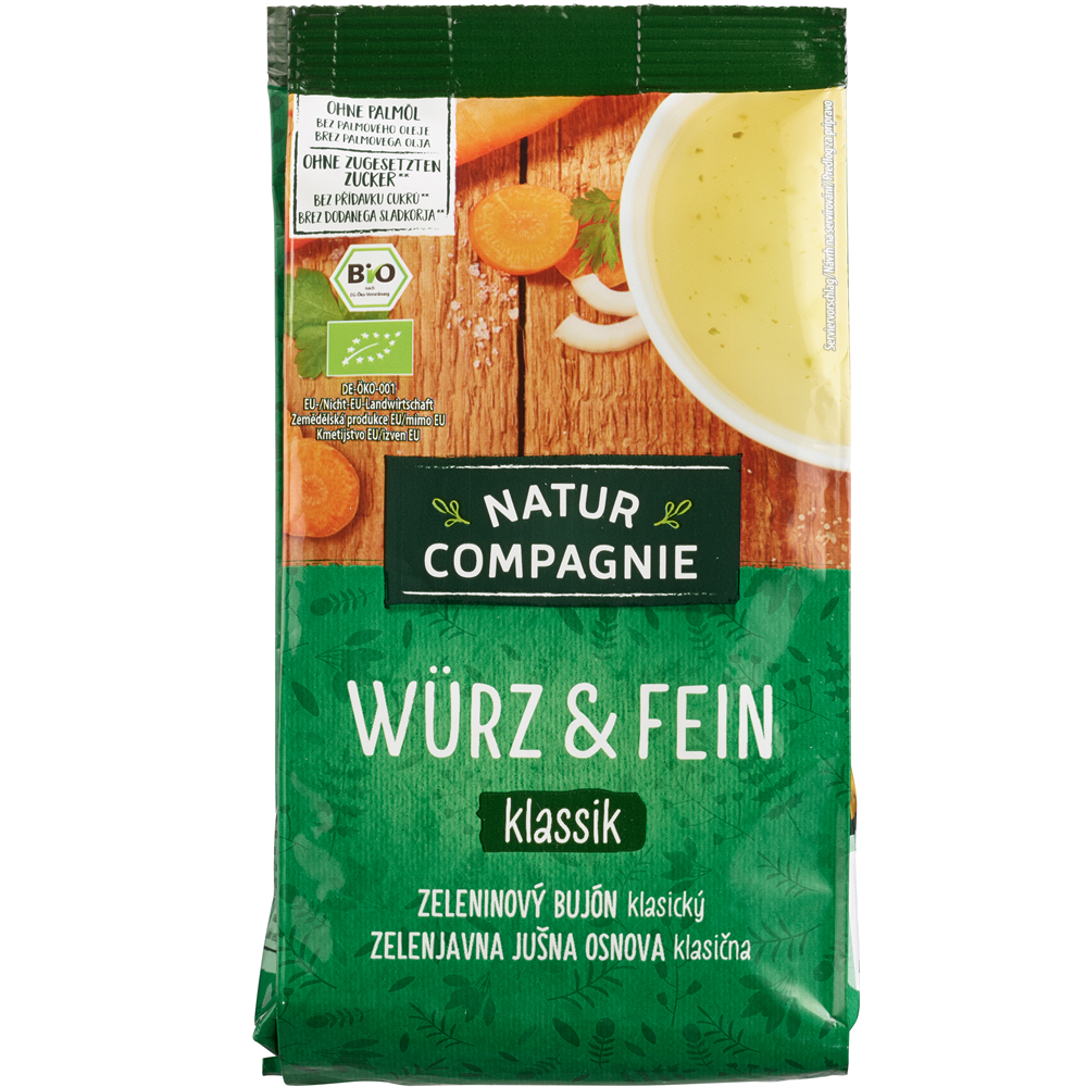 Amestec Bio Baza pentru Mancaruri si Supe Fara Zahar Natur Compagnie 252 g