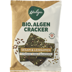 Crackers Bio cu Alge,Susan si Seminte de In Helga 45 g