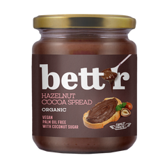 Crema Bio de Ciocolata cu Alune Tartinabila Vegan Bettr 250 g