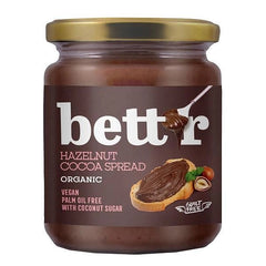 Crema Bio de Ciocolata cu Alune Tartinabila Vegan Bettr 250 g