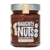 Crema Tartinabila Bio cu Unt Arahide si Cacao Crunch Naughty Nuts 250 g