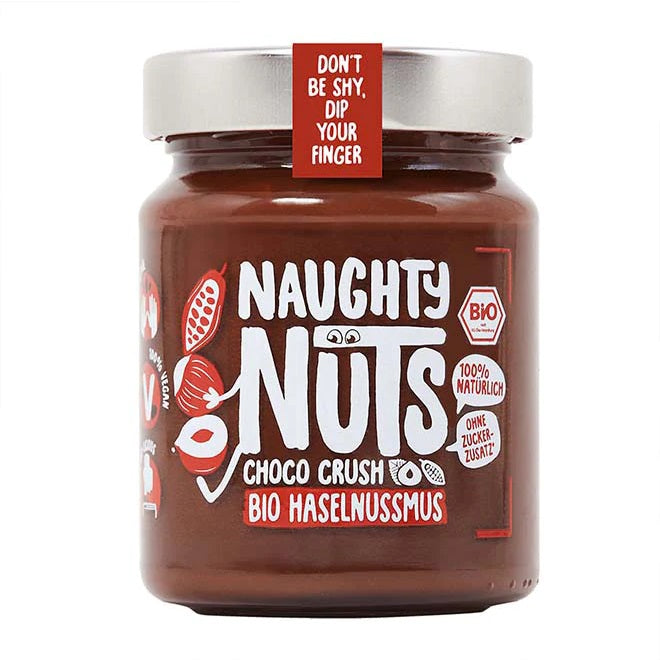 Crema Tartinabila Bio cu Unt de Alune si Ciocolata Naughty Nuts 250 g