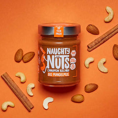 Crema Tartinabila Bio cu Unt de Migdale si Scortisoara Naughty Nuts 250 g