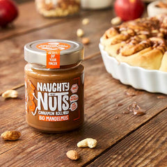 Crema Tartinabila Bio cu Unt de Migdale si Scortisoara Naughty Nuts 250 g