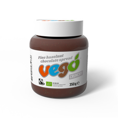 Crema de Ciocolata Bio Vegana Vego Crunchy 350 g