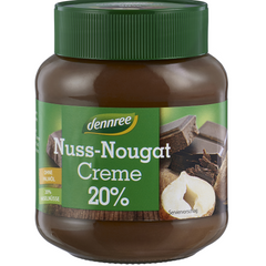 Crema de Ciocolata Bio cu Alune 20% Dennree 400 g