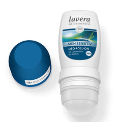 Deodorant Men Sensitive 24h Roll-on Bio cu Lemongrass si Bambus Lavera 50 ml