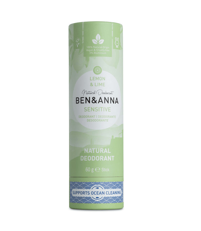 Deodorant Natural Stick Sensitive Lemon & Lime Ben & Anna