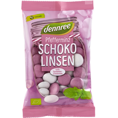 Drajeuri Bio de Ciocolata cu Aroma de Menta Dennree 100 g