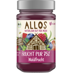 Dulceata de Fructe de Padure Bio Indulcita cu Sirop de Agave 75% Fruct Allos 250 g