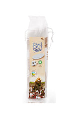 Dischete Demachiante din Bumbac Organic Bel Nature 70 buc