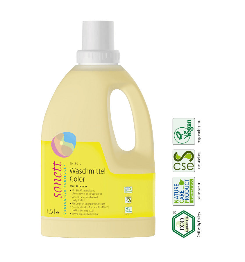 Detergent Lichid Eco Pentru Rufe Colorate Sonett 1,5 l