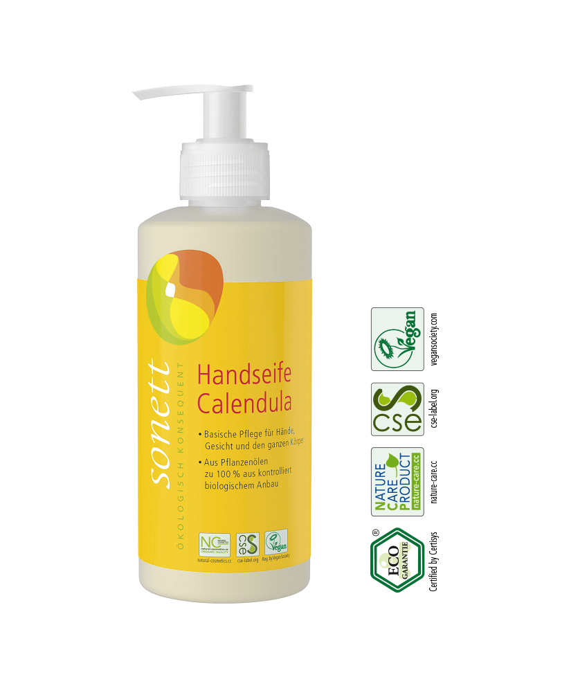 Eco Sapun Lichid-Gel de Dus Galbenele Sonett 300 ml