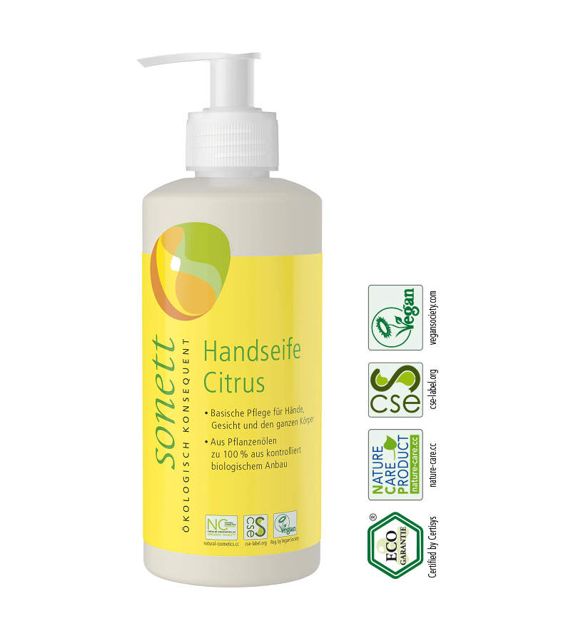 Eco Sapun lichid-Gel de Dus Lamaie Sonett 300 ml