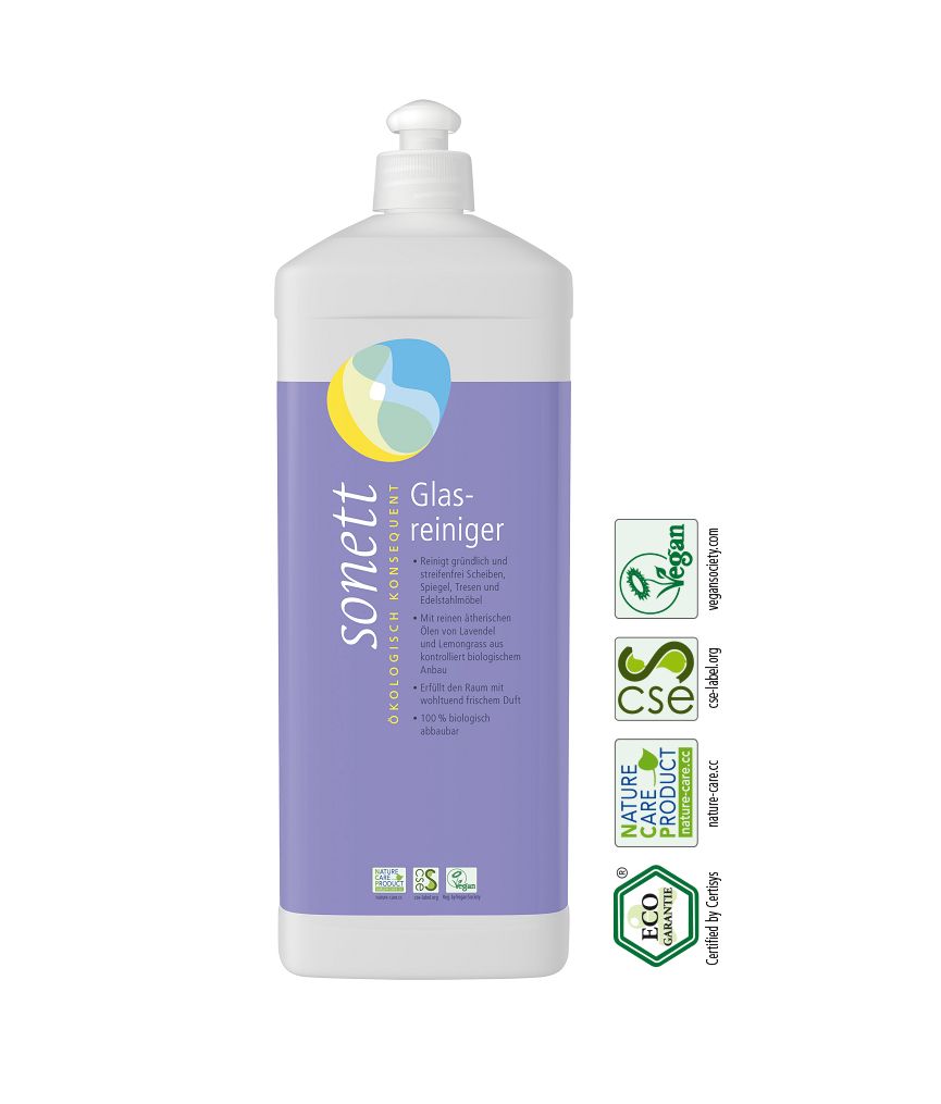 Eco Solutie pentru Sticla si Alte Suprafete Sonett 1 l