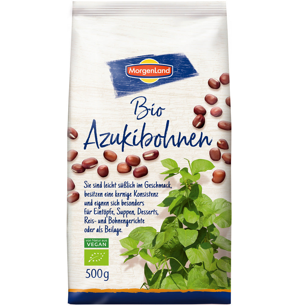 Fasole Adzuki Bio Morgenland 500 g
