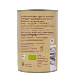 Fasole Alba Bio Conserva Bio Company 400 g