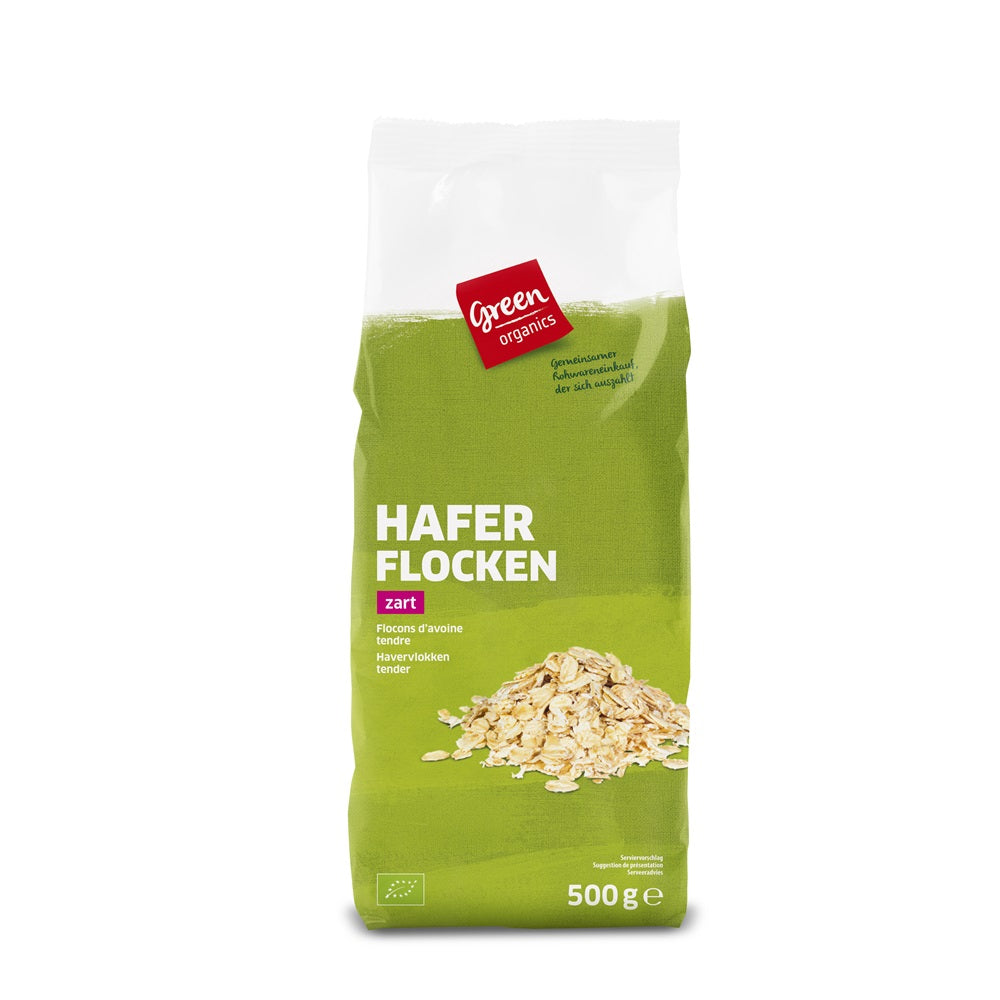 Fulgi de Ovaz Bio Fini Green Organics 500 g