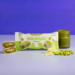 Fursecuri Bio cu Fistic White Delights Foodloose 40 g