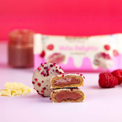 Fursecuri Bio cu Zmeura White Delights Foodloose 40 g