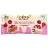Fursecuri Bio cu Zmeura White Delights Foodloose 40 g