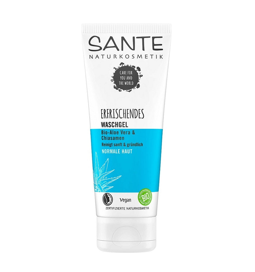 Gel de Curatare Revigorant cu Aloe Vera si Extract de Chia pentru Ten Normal Sante 100 ml