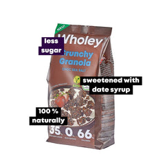 Granola Bio Vegana cu Ciocolata si Sare de Mare Wholey 300 g