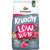 Granola Bio cu Fructe de Padure Low Sugar Krunchy Barnhouse 375 g