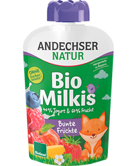 Iaurt cu Fructe Bio cu Mix de Fructe Milkis Andechser Natur 100 g