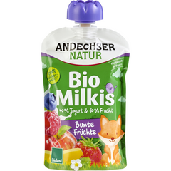 Iaurt cu Fructe Bio cu Mix de Fructe Milkis Andechser Natur 100 g