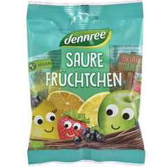 Jeleuri Bio Vegane din Fructe Acrisoare Dennree 100 g