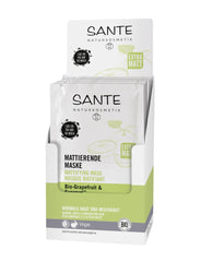 Masca de Fata pentru Toate Tipurile de Ten Vegan Sante 2 x 4 ml