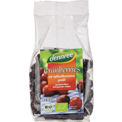 Merisoare Bio Indulcite cu Suc de Mere Dennree 100 g