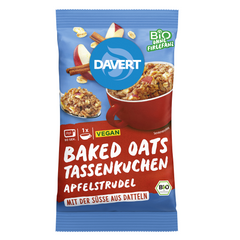 Mix de Ovaz Bio Instant cu Mar si Scortisoara Davert 65 g