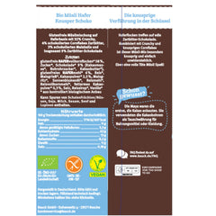 Musli Bio Crocant Vegan Fara Gluten din Ovaz Extra Choco Bauck Hof 300 g