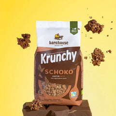 Musli Bio Crunchy cu Bucati de Ciocolata Crocanta Barnhouse 375 g