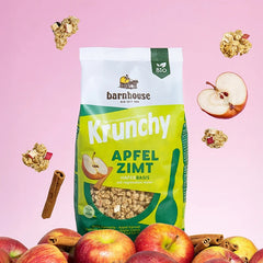 Musli Bio Crunchy cu Scortisioara si Mere Crocante Barnhouse 375 g
