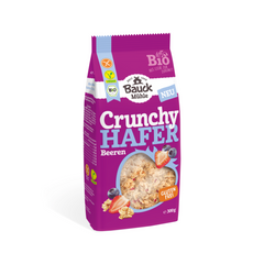 Musli Bio Vegan Fara Gluten din Ovaz Crocant cu Fructe de Padure Bauck Hof 300 g