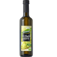 Otet Bio din Vin Alb Dennree 500 ml