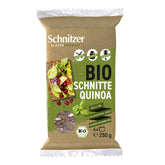 Paine Bio de Quinoa Neagra Felii Fara Gluten Schnitzer 250 g-contine 13% quinoa neagra macinata, dovleac, seminte de floarea-soarelui.