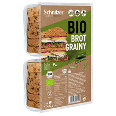 Paine Grainy Toast Bio Fara Gluten Schnitzer 430 g