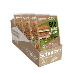 Paine Grainy Toast Bio Fara Gluten Schnitzer 430 g