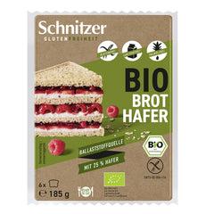 Paine cu Ovaz Bio Fara Gluten Schnitzer 185 g